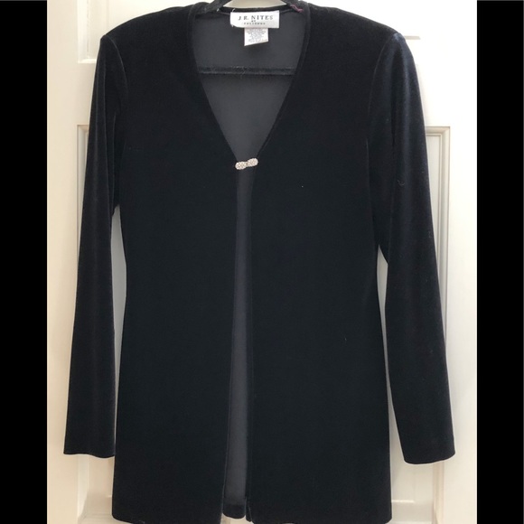 J. R. Nites velour jacket size small NWT - Picture 2 of 3